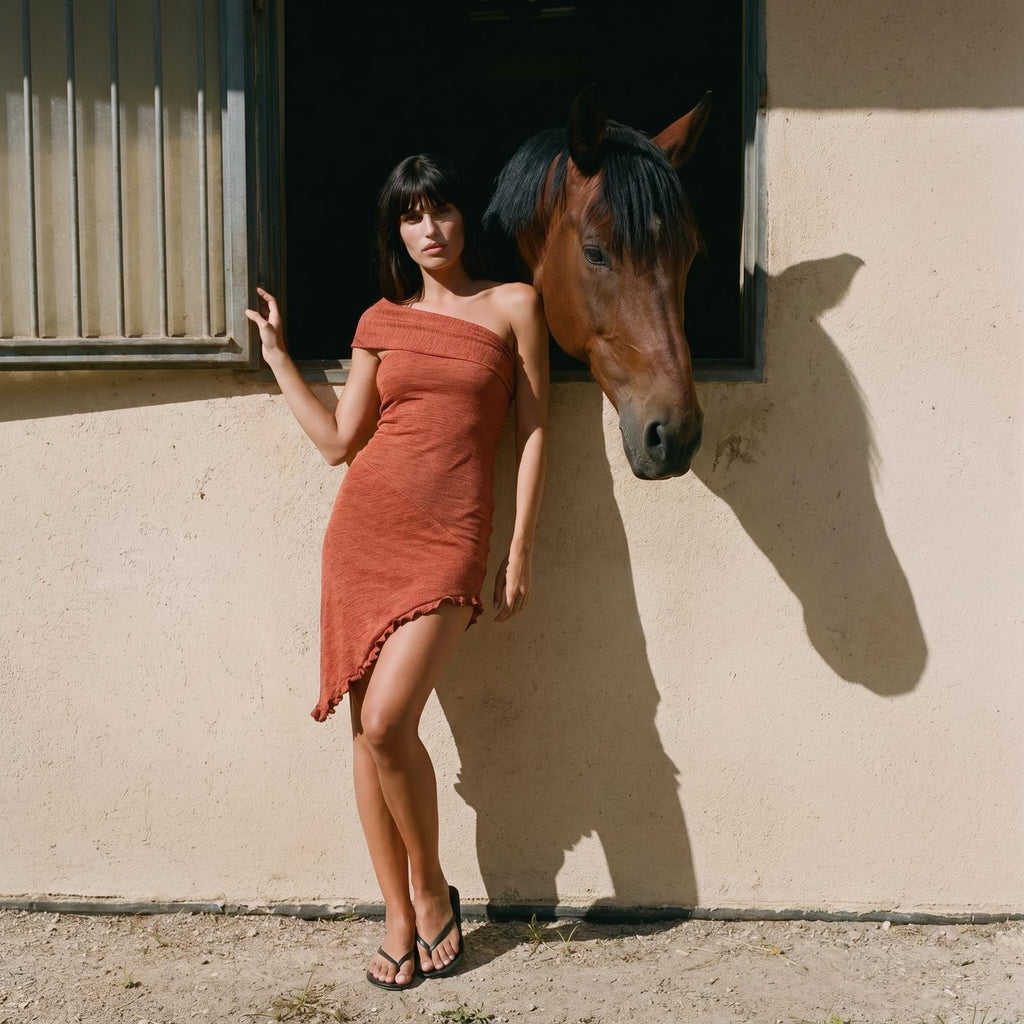 Brisa Terracota Dress