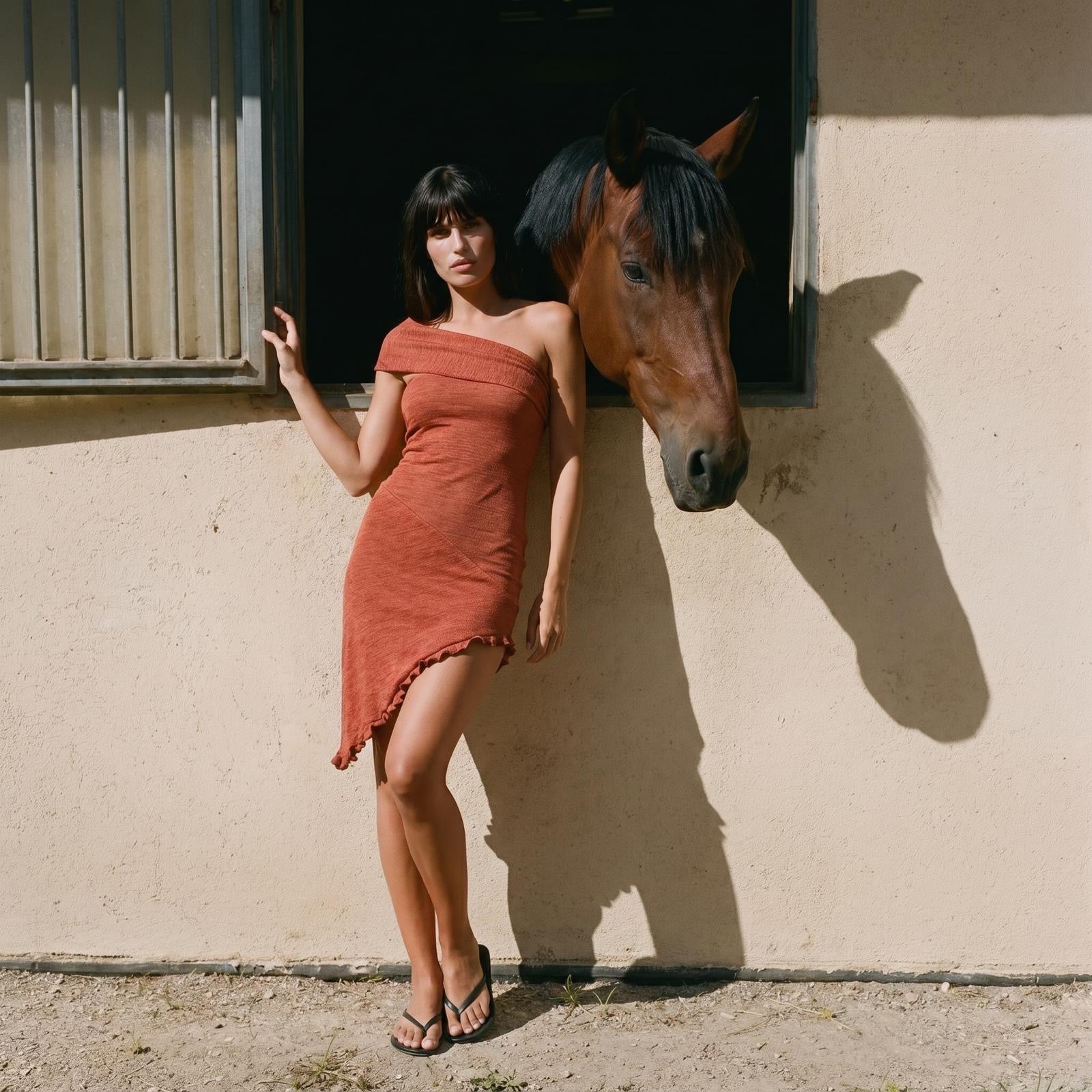Brisa Terracota Dress