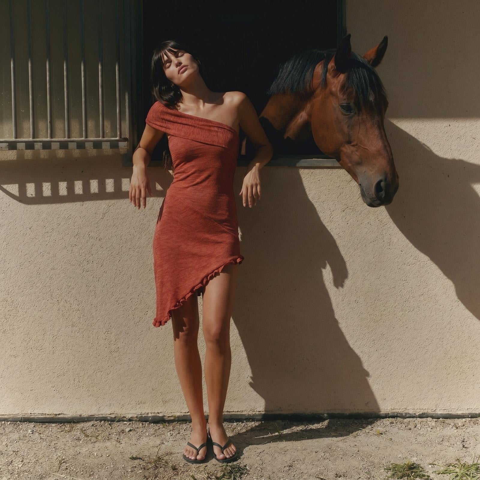 Brisa Terracota Dress