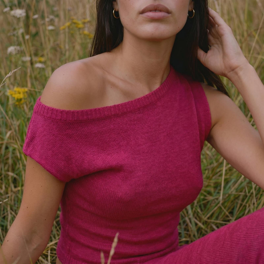 Juliette Raspberry Top