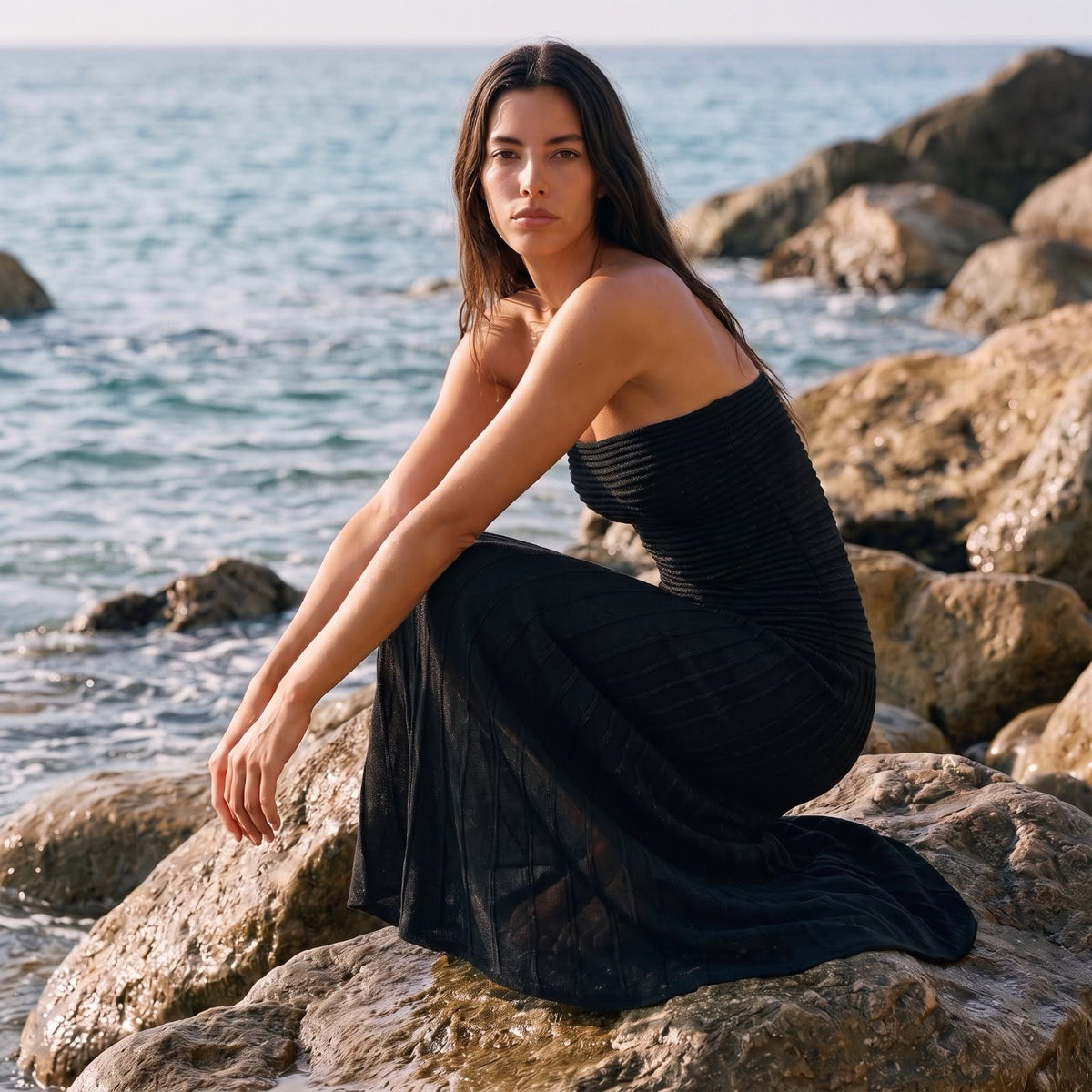 Ariel Wine Dress – Nina Masai